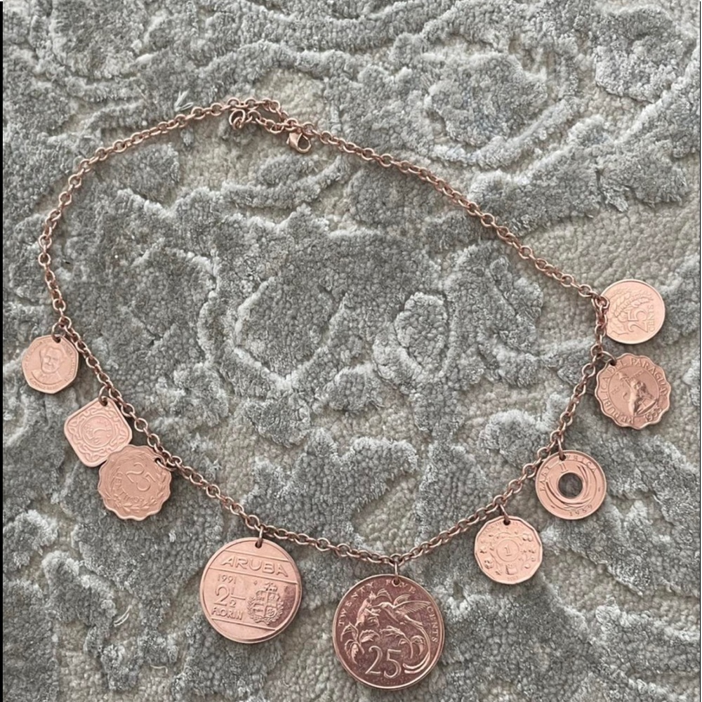 Copper Coin Necklace
